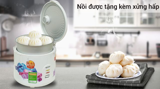 Nồi cơm điện Sharp 1.8 lít KS-18TJV hàng Trung bầy) | BigBuy360 - bigbuy360.vn