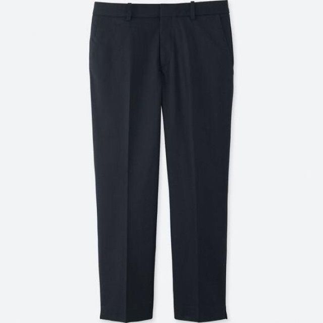 Quần tây Uniql0 stretch cropped dáng lửng