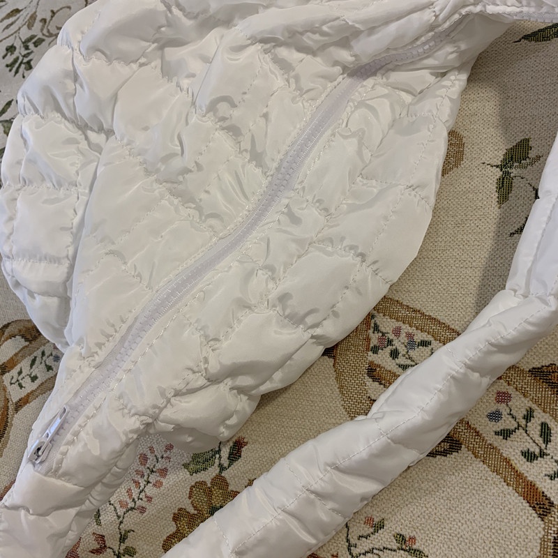 Túi đeo vai IELGY hình đám mây xếp ly sức chứa lớn thời trang cho nữ