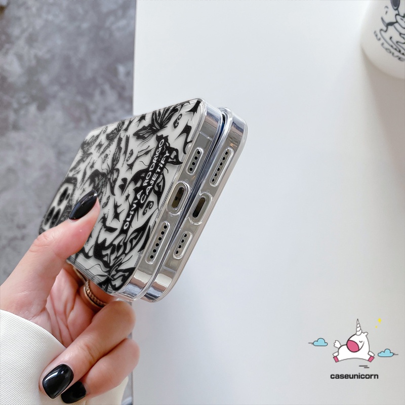 Ốp điện thoại tpu mềm trong suốt hình bướm thích hợp cho iPhone 11 13 12 pro Max XR X XS Max 6 6s 7 8 plus SE 2020