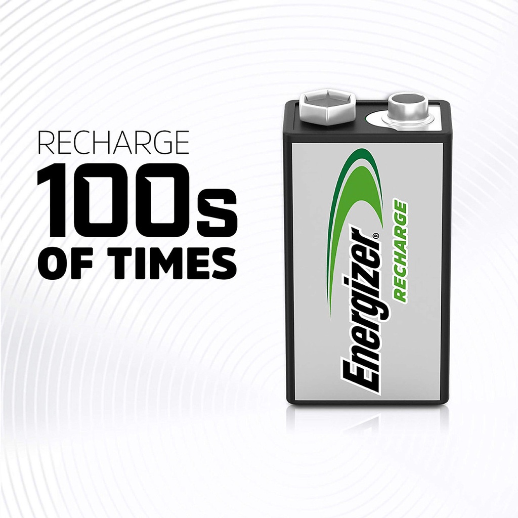 Pin Sạc 9v vuông Energizer chính hãng - Vỉ 1 viên