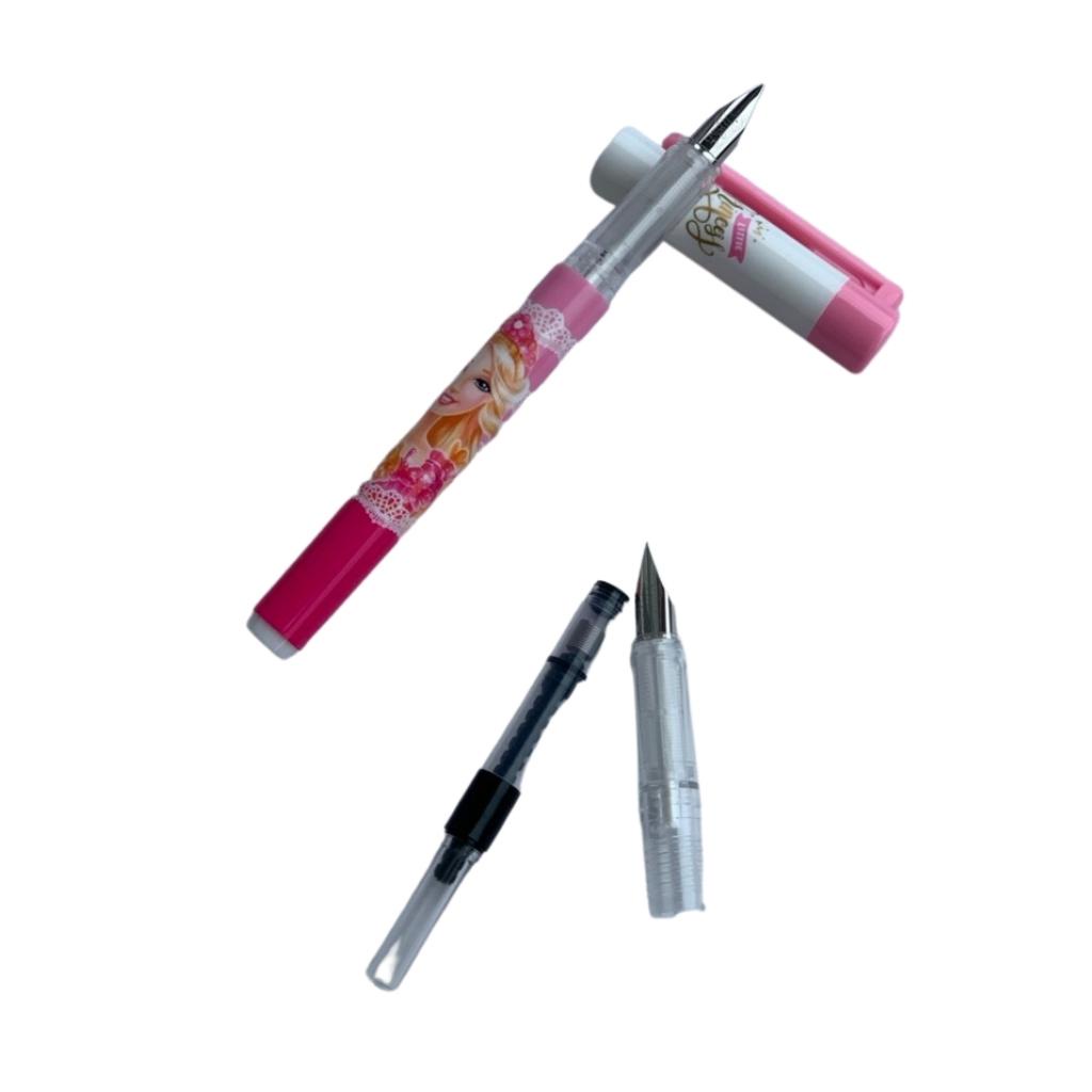 Bút máy Ichi ngòi nét thanh nét đậm Hải Hà classmate hình siêu nhân, công chúa cho bé