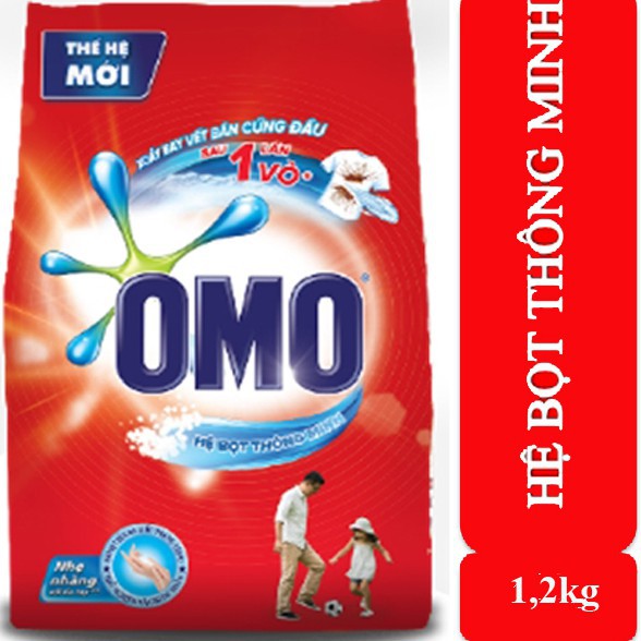 BỘT GIẶT OMO GÓI 1,2KG