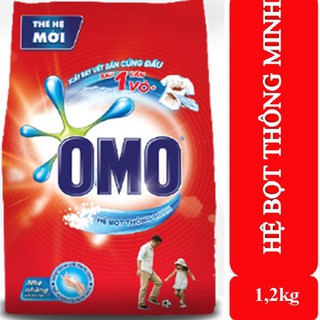 Bột giặt Omo hệ thông minh 1,2 Kg