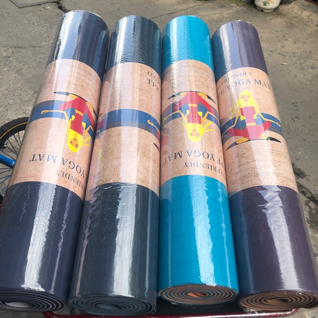 THẢM YOGA 2 LỚP XỊN ĐẸP VỀ LẠI 🆘🆘 ✅ĐỢT NÀY VỀ LOẠI KHÔNG TÚI Ạ