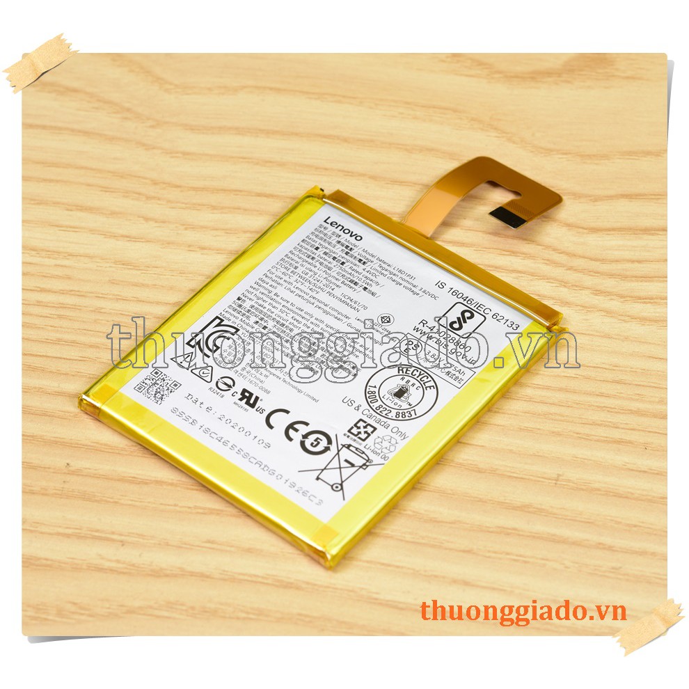 Thay pin Lenovo Tab E7 TB-7104I, 2750mAh, 10.5Wh, Li-polymer (L18D1P31)