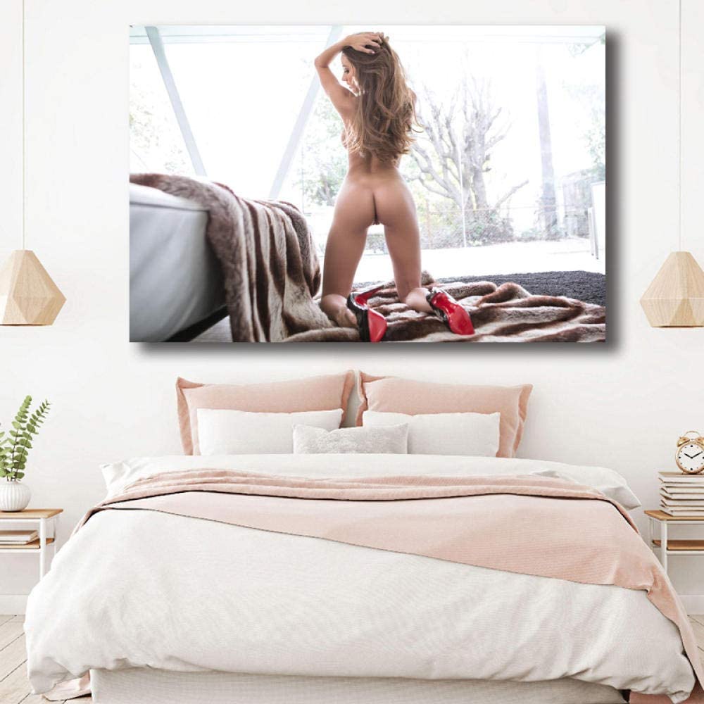 Tranh Treo Tường Trang Trí Nội Thất In Hình Cô Gái Gợi Cảm 18 Mẫu T4