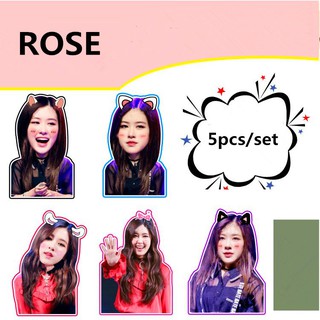 Set 5 hình dán dễ thương cho fan của KPOP blackpink