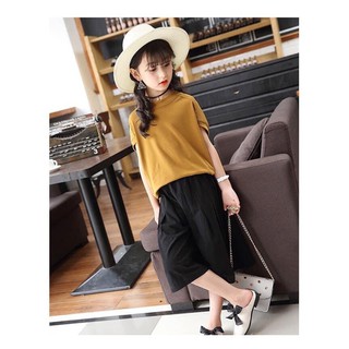 Set bộ quần ống sớ áo phông Sẵn mẹ con