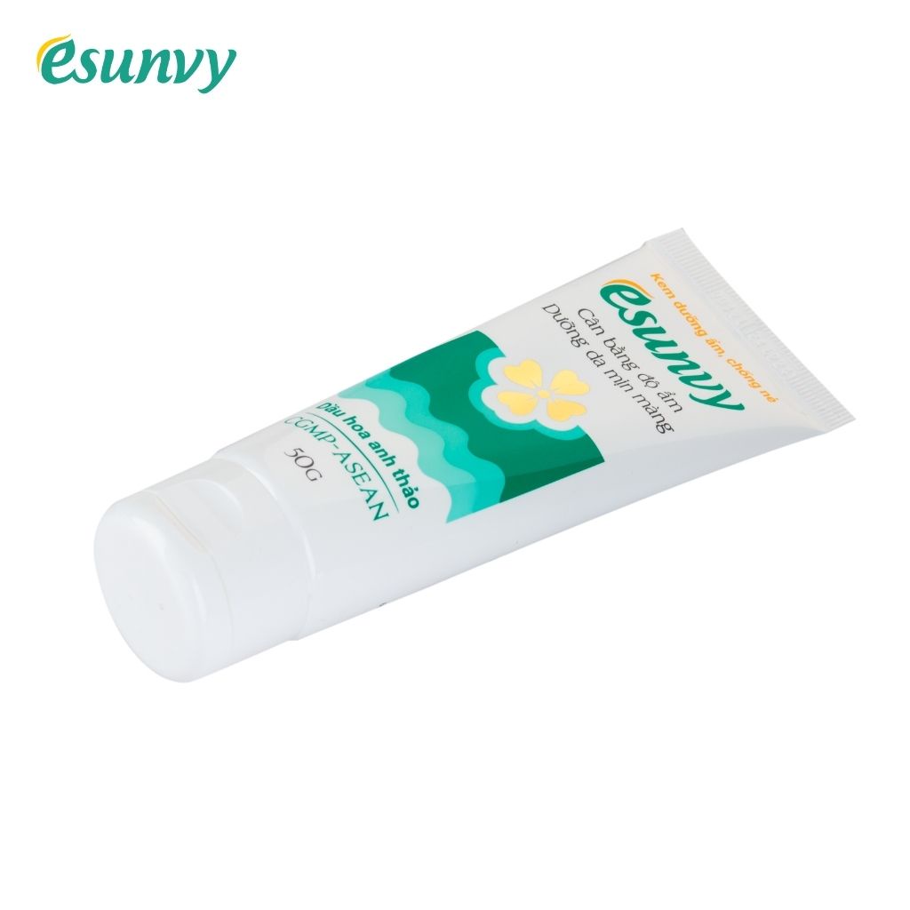 Kem Dưỡng Ẩm, Chống Nẻ Esunvy Tăng Cường Độ Ẩm, Làm Mềm Da An Toàn Dịu Nhẹ Tuýp 50g TMP001