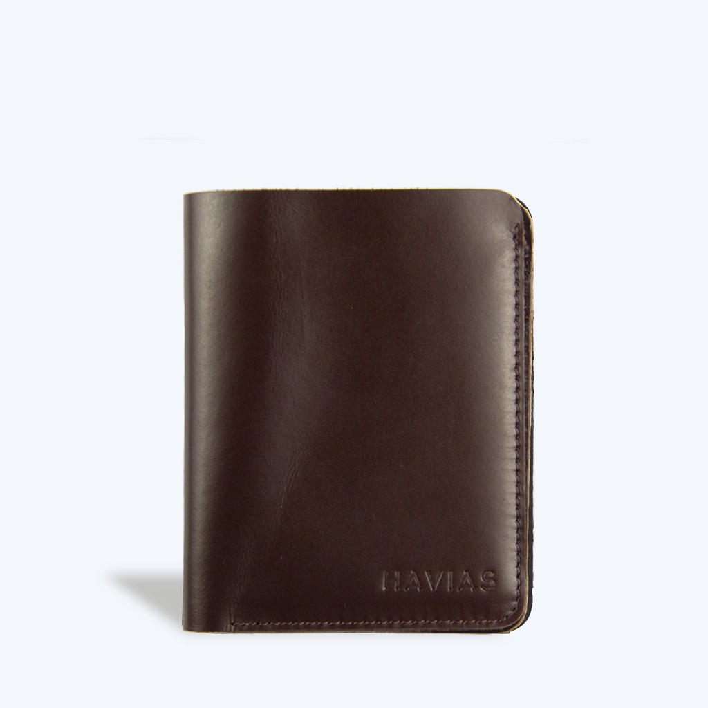 Ví da Mini HAVIAS VAMI Handcrafted Wallet - Đỏ Nâu