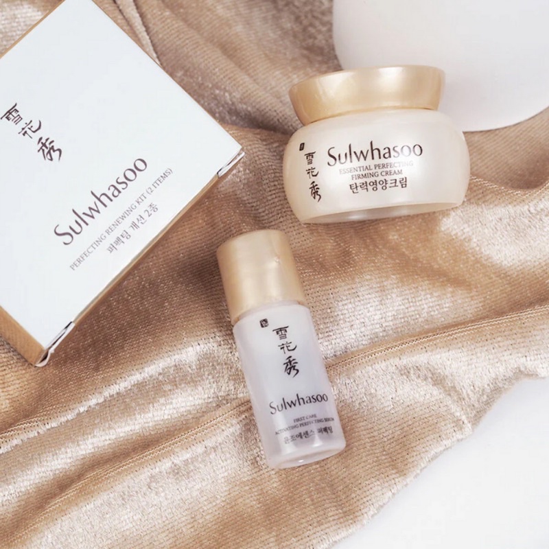 [Date 2025] Bộ Dưỡng Sulwashoo Nâng Cơ, Giảm Nhăn, Chống Lão Hóa Da - Mini Sulwhasoo Perfecting Renewing Kit (2 Items)