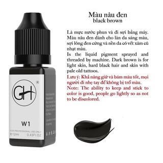 MỰC KHẮC MÁY VÀ PHUN HAIRSTROKE GH