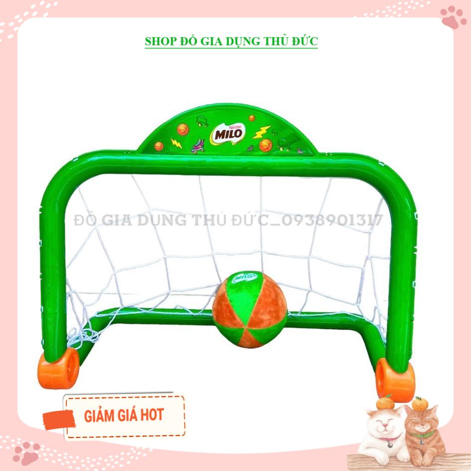 BỘ ĐỒ CHƠI KHUNG THÀNH MÀU XANH KÈM BANH NHỒI BÔNG CHO BÉ