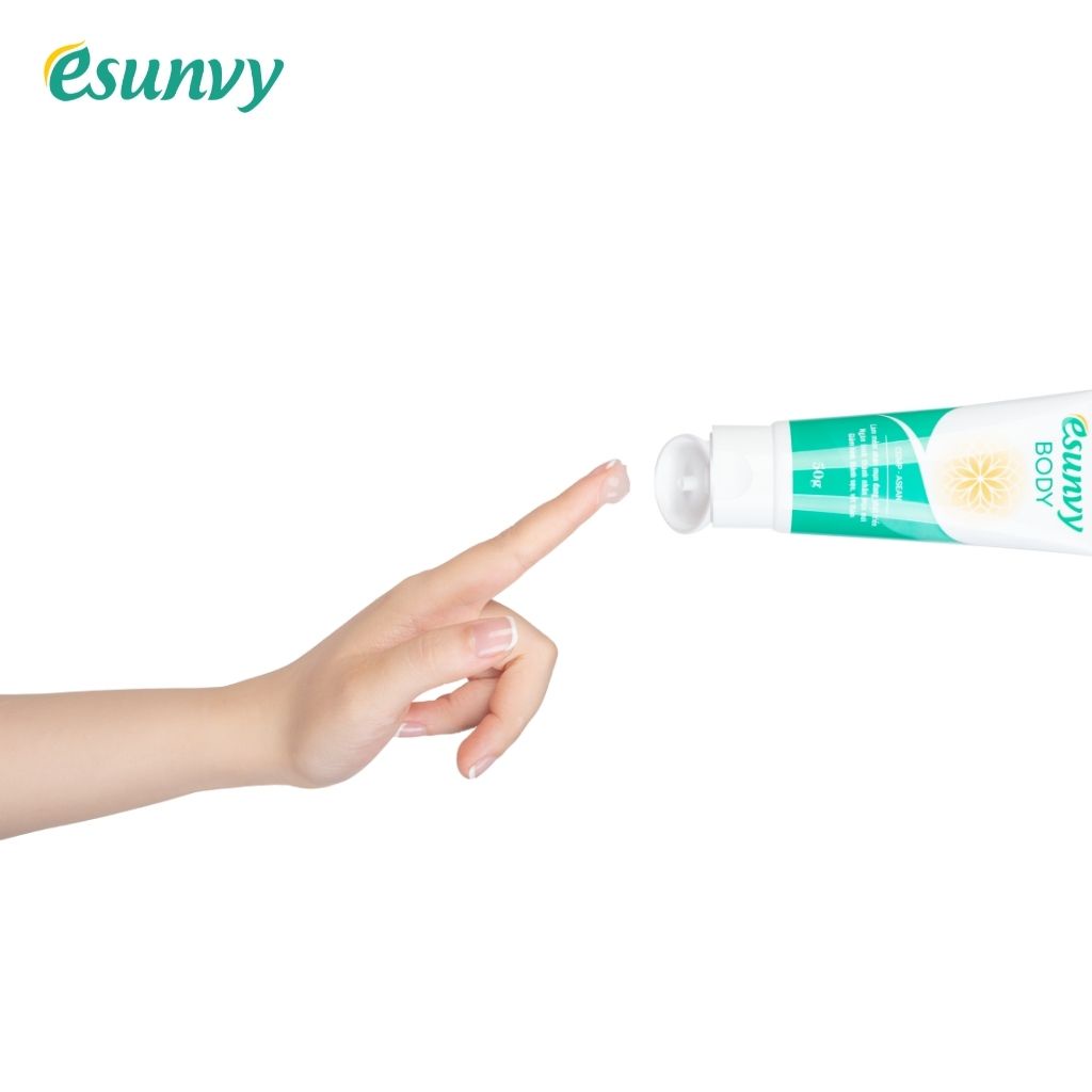 Gel Giảm Mụn Toàn Thân Esunvy Body Giúp Sạch Mụn, Hết Thâm, Mờ Sẹo Dùng Cho Mọi Loại Da Tuýp 50g TMP016