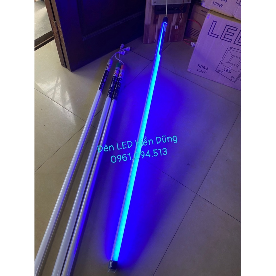ĐÈN TUÝP NGOÀI TRỜI T8 NHIỀU MÀU CHUYÊN DECOR QUÁN CAFE, BẢR, BEER CLUB - TUÝP NEON 220V CÓ SẴN PHÍCH CẮM ĐIỆN TRỰC TIẾP