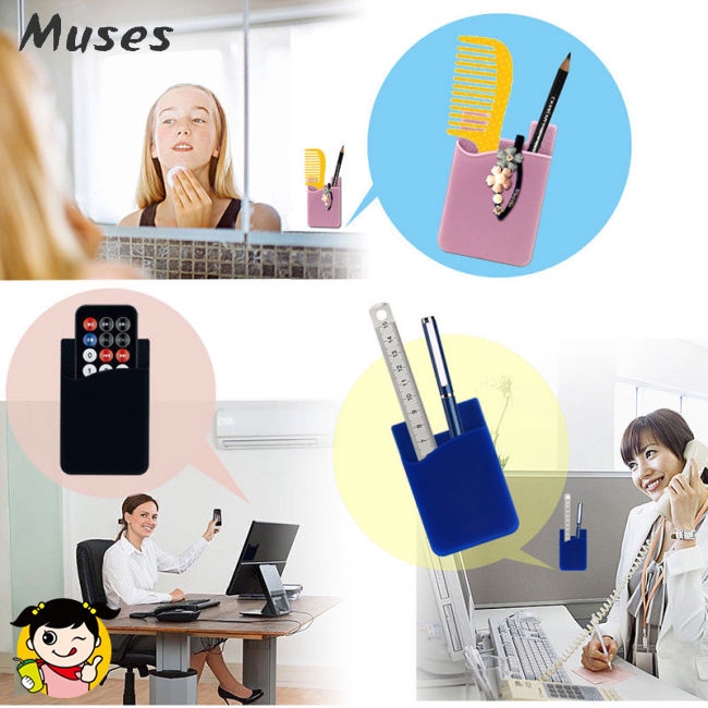 Muse07 Túi silicon đựng tiền gắn ốp lưng