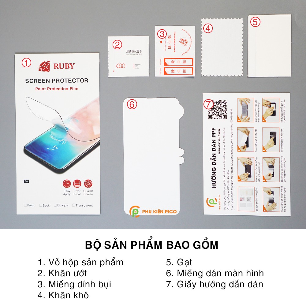 Dán màn hình Samsung S10 Plus full màn trong suốt chính hãng Moxiao Xing - Dán dẻo Samsung Galaxy S10 Plus