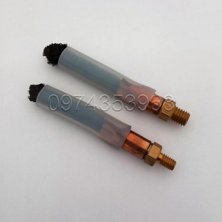 Chổi tẩy mối hàn inox điện hóa ren M6/M8 sợi carbon