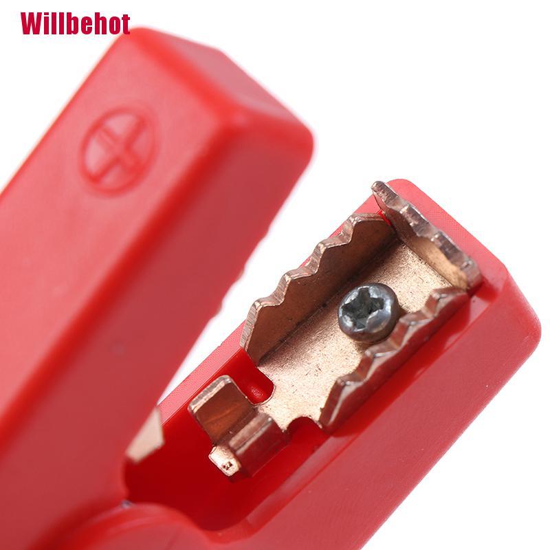 2 Kẹp cá sấu 100A cách điện cho bình ắc quy xe hơi