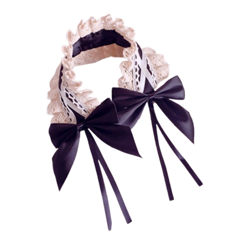 Băng Đô Ren Hoa Phong Cách Lolita Dễ Thương Hiện Có 5 Màu