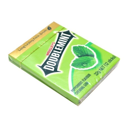 Kẹo sing-gum Doublemint hương bạc hà hộp 32g (12 miếng)