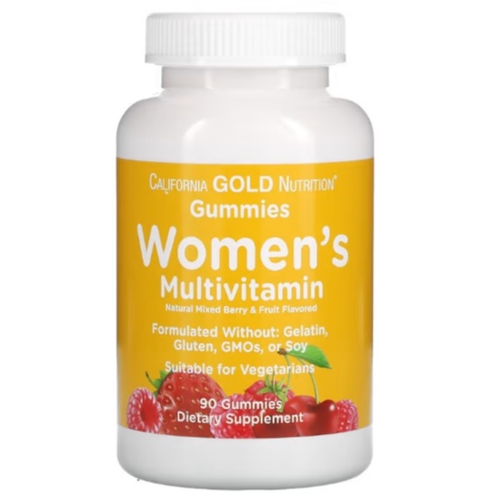MULTIVITAMIN | California Glod Women’s Multivitamin Gummies Mixed Berry | Kẹo Dẻo Bổ Sung Vitamin Cho Nữ