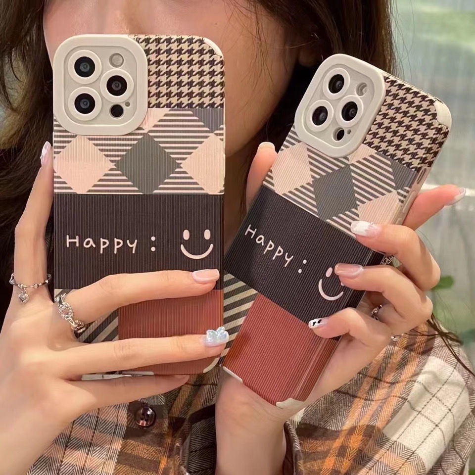 Ốp Điện Thoại Silicon Mềm Họa Tiết Mặt Cười Cho iPhone 12 13 11 Pro Max X Xs Max Xr