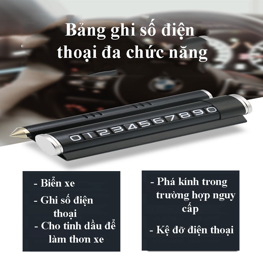  Bảng Ghi Số Điện Thoại, Thẻ Đỗ Xe Tích Hợp Phá Kính - AUTO..BEN | BigBuy360 - bigbuy360.vn