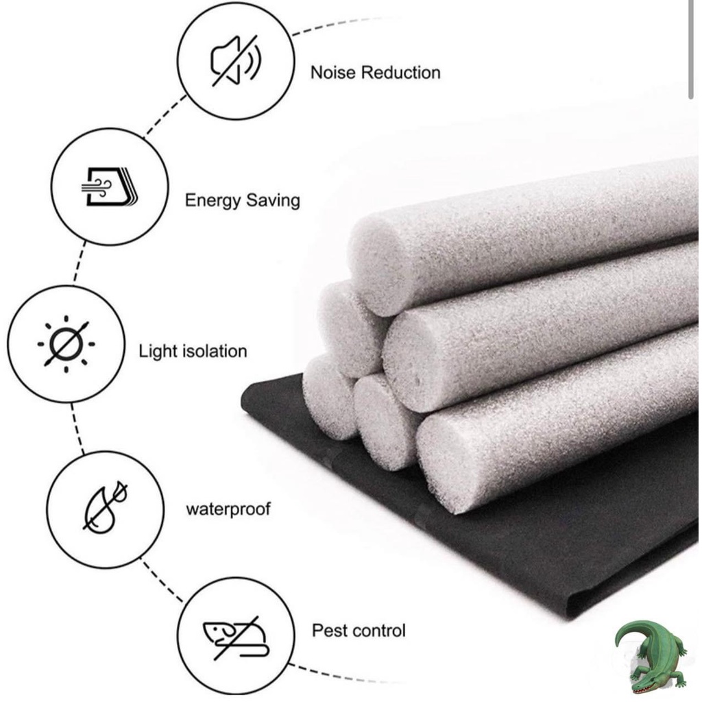 Miếng Lót Xốp Chắn Khe Hở Cửa, Chắn Gió Bụi, Chống Va Đập Cánh Cửa,Tiết Kiệm Phòng Điều Hòa - TIỆM CÁI GÌ CŨNG CÓ