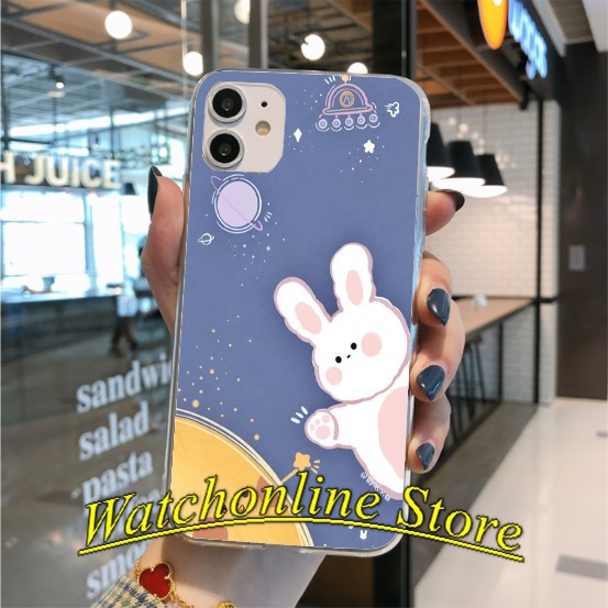 Ốp silicon  in UV iPhone 12 12 pro 12 pro max X/xs Xr XS max 11 11 pro 11 pro max 6 6S 6/6S PLUS 7 8 7/8 PLUS Thỏ láu