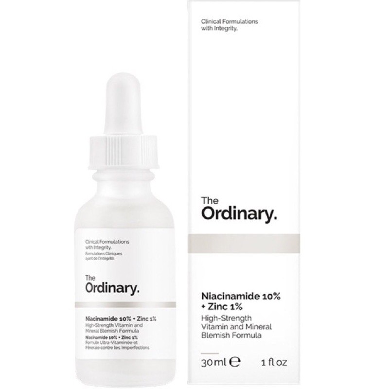 The Ordinary - Tinh chất giảm mụn thâm The Ordinary Niacinamide 10% + Zinc 1% - 30ml - Bebeau [Chính