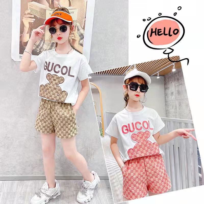 Set bộ quần áo dành cho bé gái 18-45kg mẫu GU. MA01.