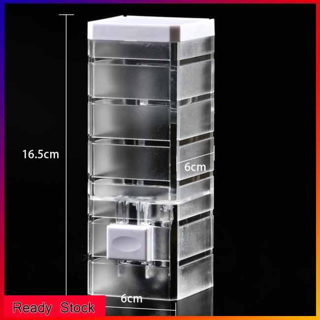Bình Đựng Xà Phòng/Dầu Gội/Sữa Tắm 250ml Gắn Tường Trong Suốt