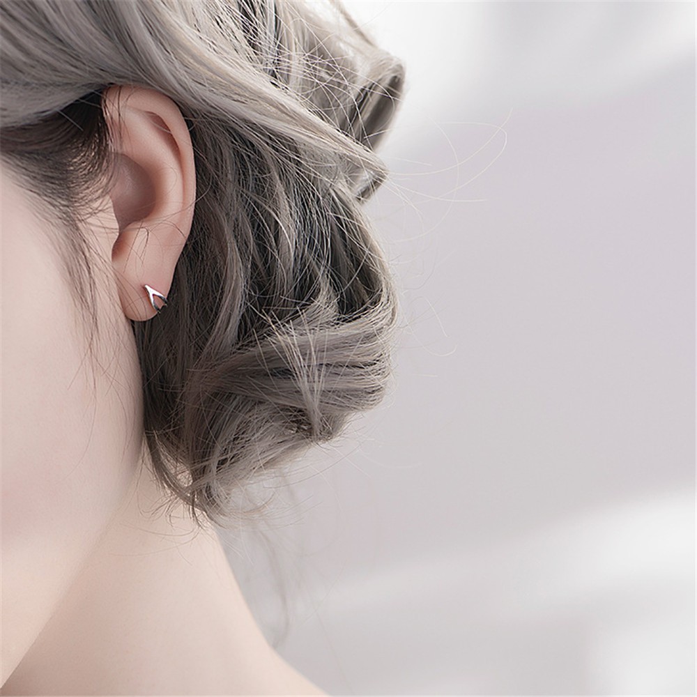 Bông tai kim loại phong cách cá tính dành cho nữ