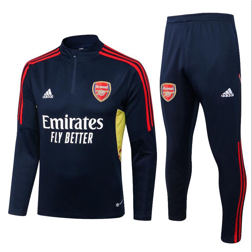 Áo Thun Đá Banh Nửa Dây Kéo Arsenal 2022-23 Cho Nam / Trẻ Em