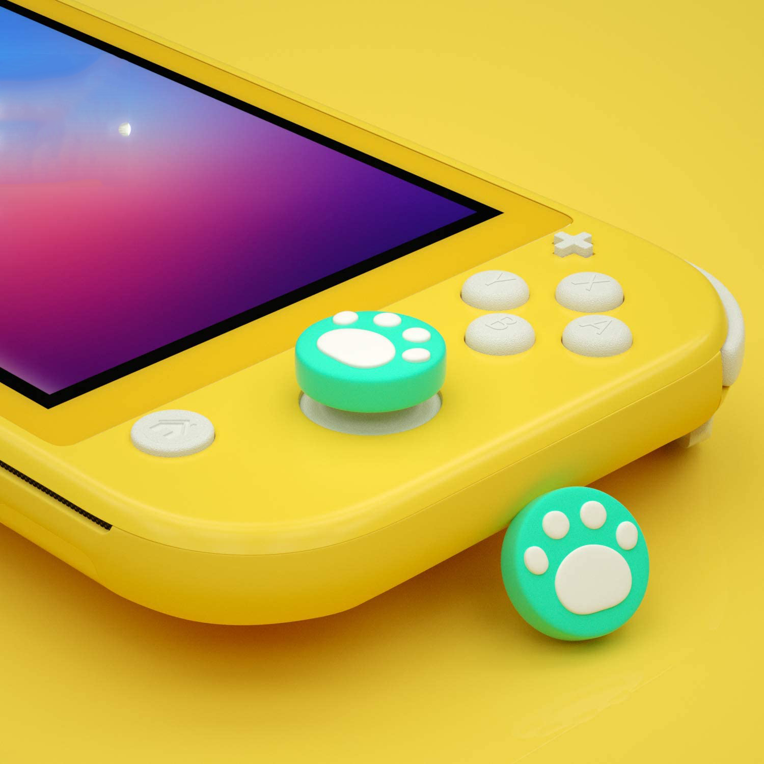 1 Cặp Nắp Nút Bằng Silicon Cho Tay Cầm Chơi Game Nintendo Switch Lite