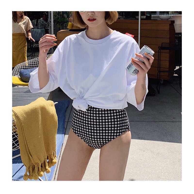 Bikini Liền Thân Đồ Bơi Nữ 2021 Kẻ Caro Quảng Châu Túi Zip Ulzzang  VĐK21 1983 K3-A10 | BigBuy360 - bigbuy360.vn