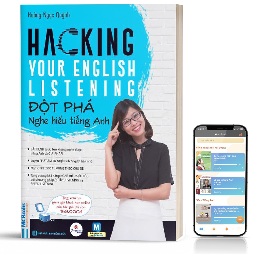 Sách - Hacking your English LISTENING (Đột phá NGHE HIỂU tiếng Anh)