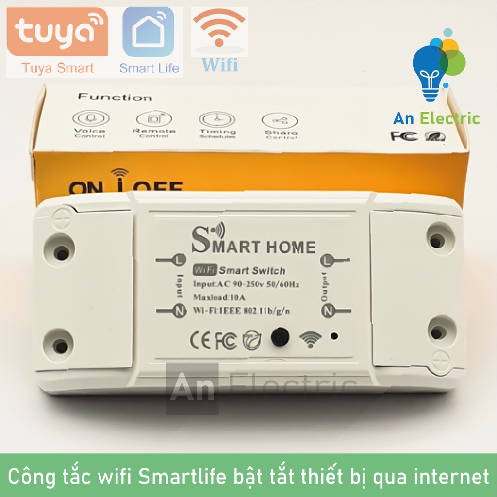 Công tắc wifi Smartlife - Điều khiển và giám sát thiết bị điện từ xa cho nhà thông minh qua internet