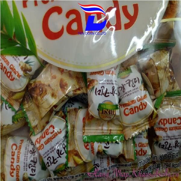 Kẹo Gừng ⚡ HÀNG NHẬP KHẨU ⚡ Hàn Quốc 200g rất tốt cho sức khỏe
