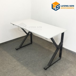 [Freeship HN] Bàn làm việc chân sắt chữ K - Bàn chân sắt chữ K tại nhà - BCSK01
