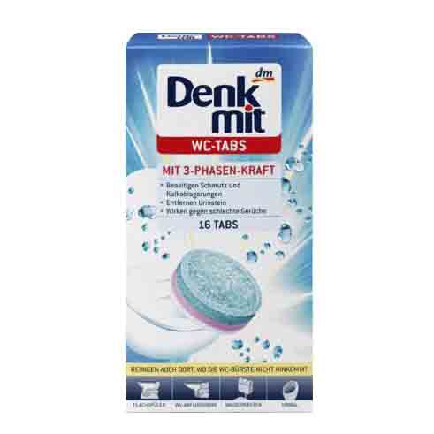 VIÊN TẨY BỒN CẦU HÀNG GIA DỤNG ĐỨC - DENKMIT, hộp 16 viên