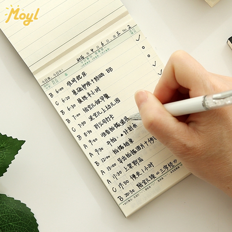 Sổ Tay Ghi Chép Kế Hoạch Hằng Ngày/Tuần Cầm Tay Nhỏ Gọn