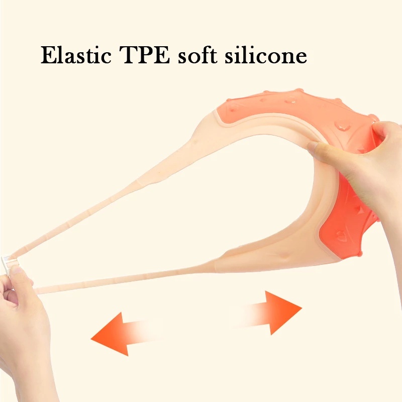 Mũ Gội Đầu Bảo Vệ Tai Chống Thấm Nước Bằng Silicone Cho Bé
