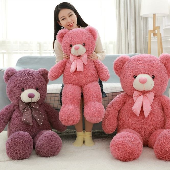 Gấu Teddy Nhồi Bông Cỡ Lớn Dễ Thương Cho Bé Gái