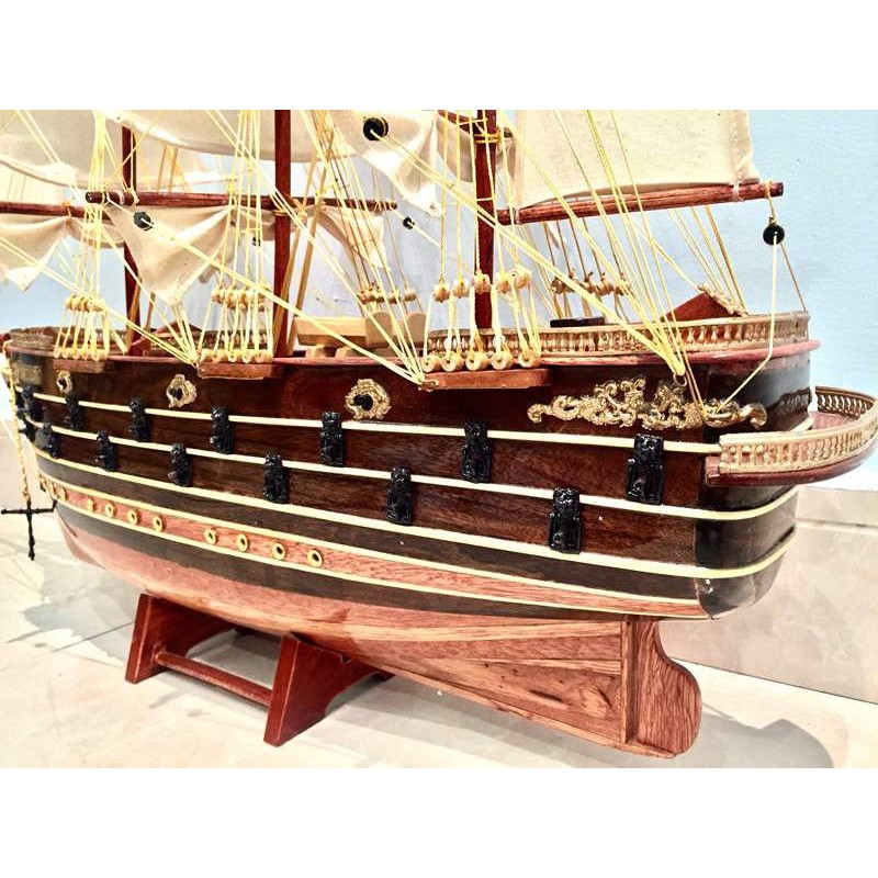 [FREE SHIP] Mô Hình Thuyền Buồm NAPOLEON - Loại I - Thân tàu 77cm