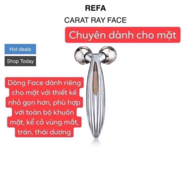 (BIG SALE) REFA CARAT RAY- Máy massage chuyên vùng mặt, mắt và body