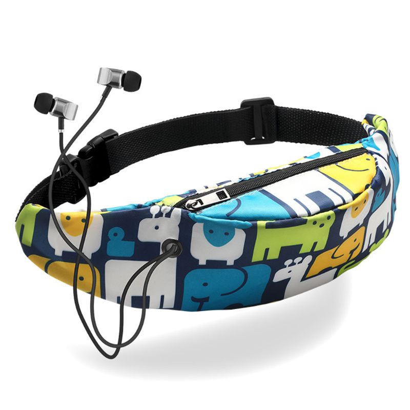 Túi Đeo Hông / Ngực / Thắt Lưng In Họa Tiết 3D Nhiều Màu Sắc Cho Nữ