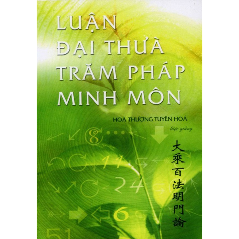 Sách - Luận Đại Thừa Trăm Pháp Minh Môn